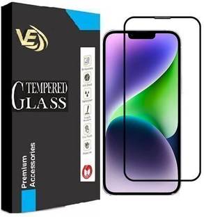 VILLA Edge To Edge Tempered Glass for Apple Iphone 13 Pro Max - 9H Hardness, Oleophobic Coating, Bubble-Free Screen Protector
