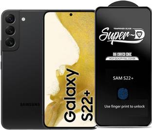 Mersal Edge To Edge Tempered Glass for Samsung Galaxy S22 Plus 5G, Super D+ with Perfect access Fingerprint Scanner Screen Protector with Easy Installation Kit