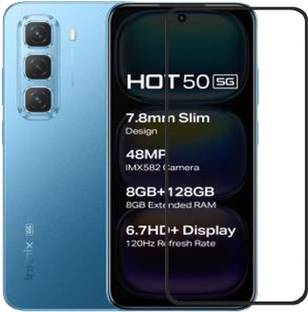 welldesign Edge To Edge Tempered Glass for Infinix Hot 50 5G