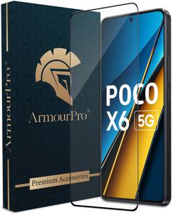 ArmourPro Edge To Edge Tempered Glass for Poco X6 5G, Poco X6, Poco X6 Pro 5G, Poco X6 Pro, Redmi Note 13 5G, Redmi Note 13, Redmi Note 13 Pro 5G, Redmi Note 13 Pro