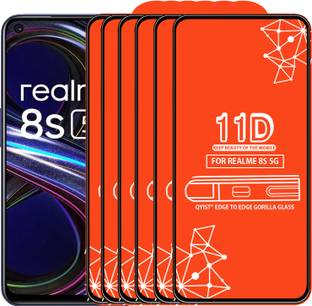 Qyist Edge To Edge Tempered Glass for Realme 8S 5G