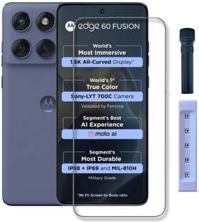 welldesign Edge To Edge Tempered Glass for Moto Edge 60 Fusion, Motorola Edge 60 Fusion