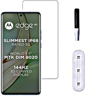 NKCASE Edge To Edge Tempered Glass for Motorola Edge 40 5G, Motorola Edge 40 Neo 5G, (UV)