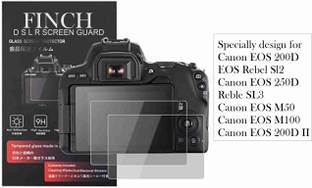 Olonga Edge To Edge Tempered Glass for Canon EOS 200D, EOS Rebel Sl2, Canon EOS 250D, Reble SL3, Canon...
