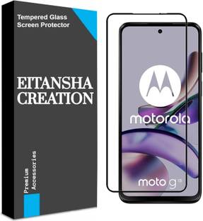 EITANSHA CREATION Edge To Edge Tempered Glass for Motorola G13, Motorola G23, Motorola 53, Motorola G34, MOTOROLA g45 5G