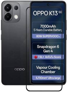 AKSHUD Edge To Edge Tempered Glass for OPPO K13 5G, Oppo K13 5G