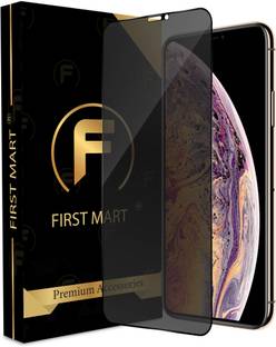 FIRST MART Edge To Edge Tempered Glass for Apple iPhone XS Max, Apple iPhone 11 Pro Max, Privacy Anti Spy Glass with Matte Finish