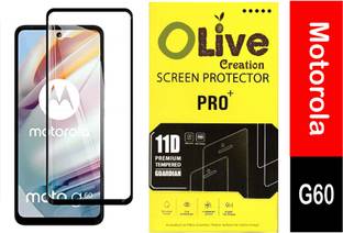 Olive Edge To Edge Tempered Glass for Motorola G60