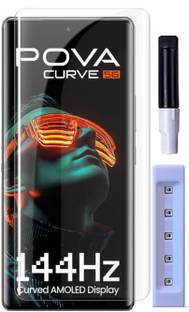 NSTAR Edge To Edge Tempered Glass for Tecno Pova Curve 5G, Tecno Pova Curve