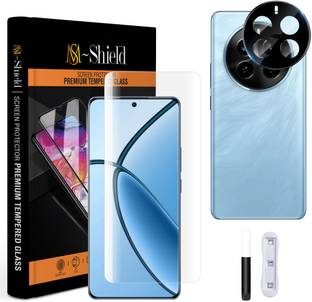 MS-Shield Edge To Edge Tempered Glass for Realme P1 Pro 5G, With Camera Lens Protector