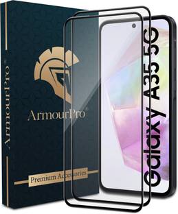 ArmourPro Edge To Edge Tempered Glass for Samsung Galaxy A35 5G, Samsung Galaxy A35, Samsung A35 5G, Samsung Galaxy A55 5G, Samsung Galaxy A55, Samsung A55 5G