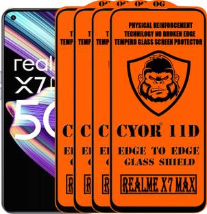 CYOR Edge To Edge Tempered Glass for REALME X7 MAX