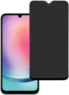 SPRITZEN Edge To Edge Tempered Glass for SAMSUNG Galaxy A24, privacy Glass