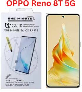 XRENGTH Edge To Edge Tempered Glass for OPPO Reno8T 5G