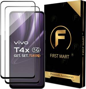 FIRST MART Edge To Edge Tempered Glass for Vivo T4x 5G, Vivo T4x