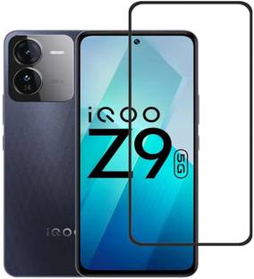 EITANSHA CREATION Edge To Edge Tempered Glass for Vivo iQOO Z9 5G, iQOO Z9 5G