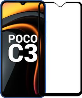 Karpine Edge To Edge Tempered Glass for Poco C3, Mi Redmi 9i, Mi Redmi 9C, Mi Redmi 9A