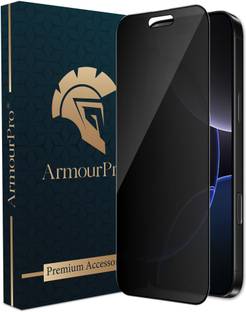 ArmourPro Edge To Edge Tempered Glass for Apple iPhone 16, Apple iPhone 15, iPhone 15 Pro, Matte Privacy Protection
