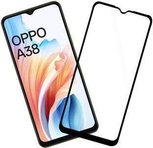 HUPSHY Edge To Edge Tempered Glass for Oppo A38