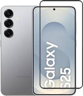 MB SHILD Edge To Edge Tempered Glass for Samsung S25 5G, 2.5D Curved Edge Premium Tempered Glass for Ultimate Protection