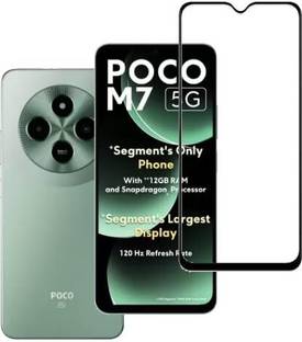 ASVALBUY Edge To Edge Tempered Glass for POCO M7 5G