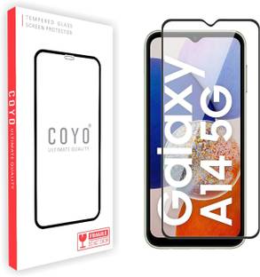 Coyo Edge To Edge Tempered Glass for Samsung Galaxy A14 5g, Samsung Galaxy M14 5g, Samsung Galaxy F14 5g, Samsung Galaxy A22 5g