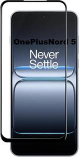 VAlight Edge To Edge Tempered Glass for OnePlus Nord 5 5G, Premium Tempered glass with Self Installation Guide - Wet & Dry wipes,
