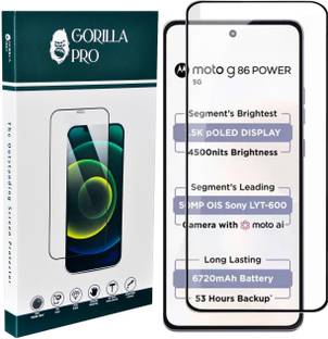 GORILLA PRO Edge To Edge Tempered Glass for Motorola Moto G86 Power 5G