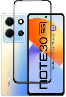 EITANSHA CREATION Edge To Edge Tempered Glass for Infinix Note 30, Infinix Note 30 5G