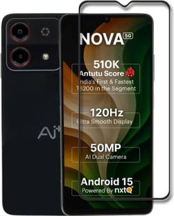 NKCASE Edge To Edge Tempered Glass for Ai+ Nova 5G