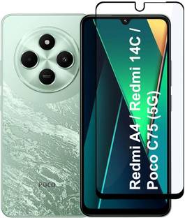 SNMART Edge To Edge Tempered Glass for POCO C75 5G