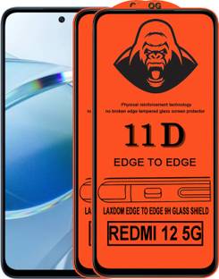 Laxdom Edge To Edge Tempered Glass for REDMI 12 5G