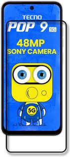 INFINITYWORLD Edge To Edge Tempered Glass for Tecno POP 9 5G