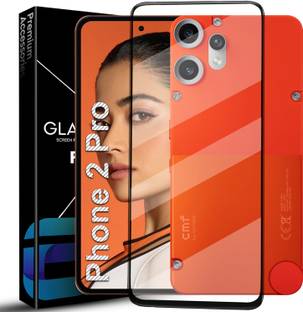 EITANSHA CREATION Edge To Edge Tempered Glass for CMF by Nothing Phone 2 Pro 5G, CMF Phone 2 Pro 5G, Phone 2 Pro 5G