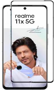 EITANSHA CREATION Edge To Edge Tempered Glass for realme 11x 5G, Realme 11x, Realme 11X