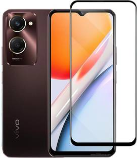 SMART TELECOM Edge To Edge Tempered Glass for Vivo y28e 5g, Vivo 28s 5g, Vivo y18i, Vivo y17s, Vivo y16, Vivo y18t