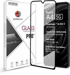 Aeidess Edge To Edge Tempered Glass for REDMI A4 5G, REDMI A4