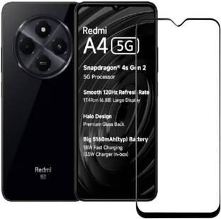BRENZZ Edge To Edge Tempered Glass for REDMI A4 5G, POCO C75 5G