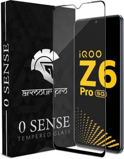 ArmourPro Edge To Edge Tempered Glass for iQOO Z6 Pro 5G, Vivo iQOO Z6 Pro 5G, Z6 Pro 5G, iQOO Z6 44W, Z6 44W, Vivo T1 44W, Vivo T1 44W, 0 Sense Ultra Thin Tempered Glass