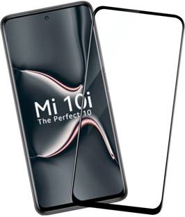 VAlight Edge To Edge Tempered Glass for Mi 10i 5G, Premium Tempered glass with Self Installation Guide - Wet & Dry wipes