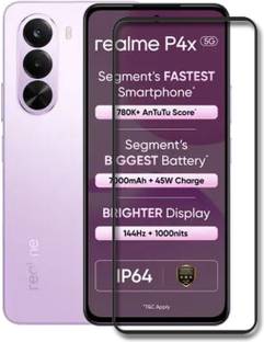 NKCASE Edge To Edge Tempered Glass for Realme P4x 5G