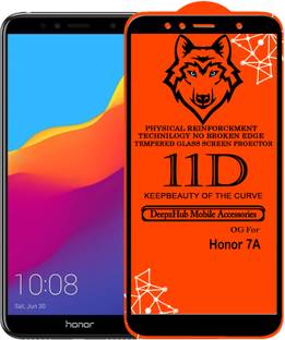 DeepzHub Edge To Edge Tempered Glass for Honor 7A