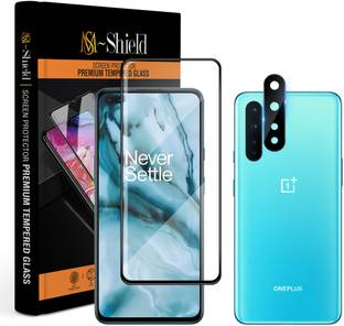 MS-Shield Edge To Edge Tempered Glass for OnePlus Nord, With Camera Lens Protector