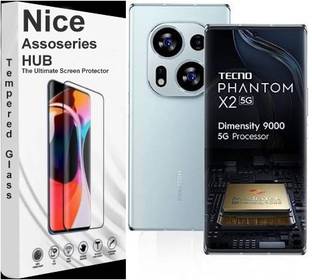 Nice Assoseries HUB Edge To Edge Tempered Glass for Tecno Phantom X2 5G