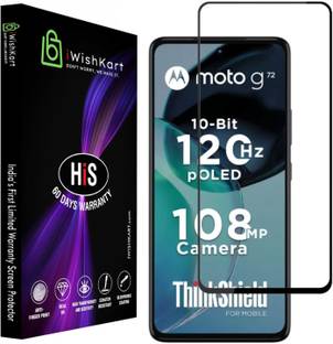 iWishKart Edge To Edge Tempered Glass for MOTOROLA G72, Motorola Moto G52 / G82 / Edge30 / G84