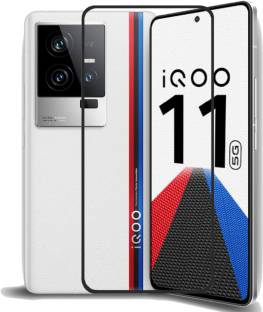 BRENZZ Edge To Edge Tempered Glass for iQOO 11 5G, iQ0011 5G, iQ00 11 5G