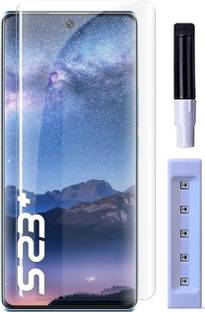OneTech Edge To Edge Tempered Glass for Itel S23 Plus 5G 9H Hardness, UV Screen Protector