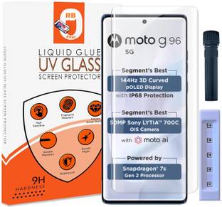 ROYALBASE Edge To Edge Tempered Glass for Moto G96 5G, Motorola G96 5G