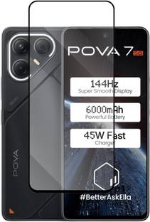 KWINE CASE Edge To Edge Tempered Glass for Tecno Pova 7 5G
