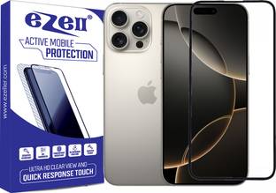 eZell Edge To Edge Tempered Glass for APPLE IPHONE 16 Pro Max